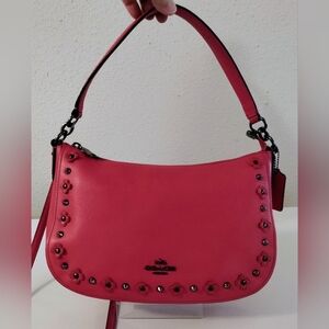 Coach Tearose And Rivets 2-way Bag